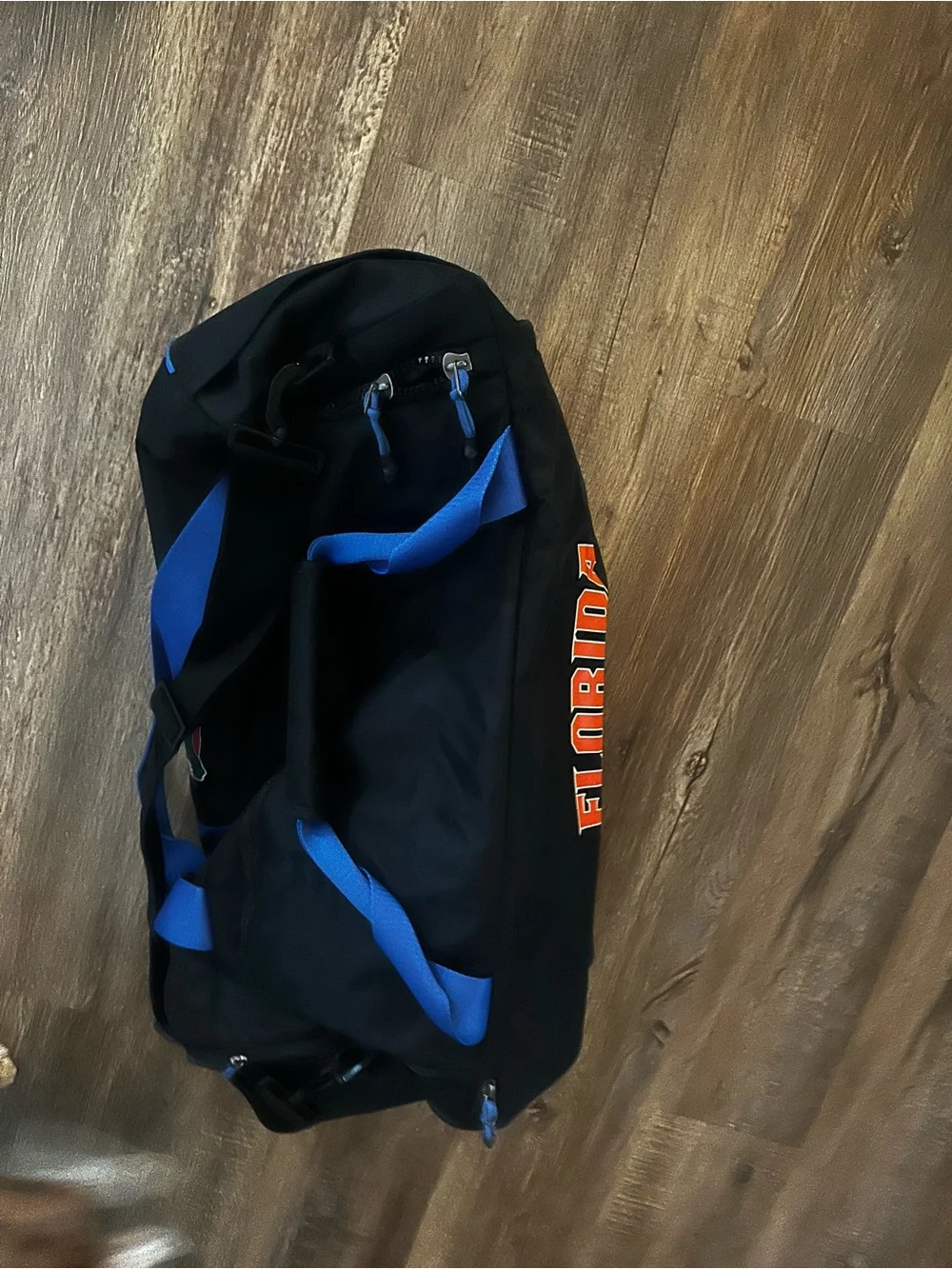 Florida Gators Logo Black and Blue Duffle Bag